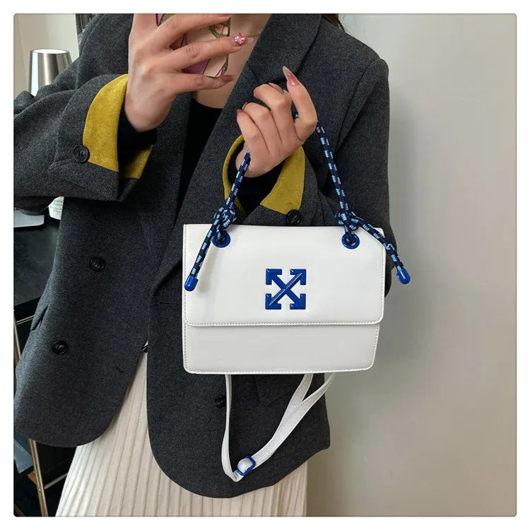 Sac Carré Femme Simili Cuir Texturé Rétro Satchel Bandoulière Ajustable – CLEVI Paris