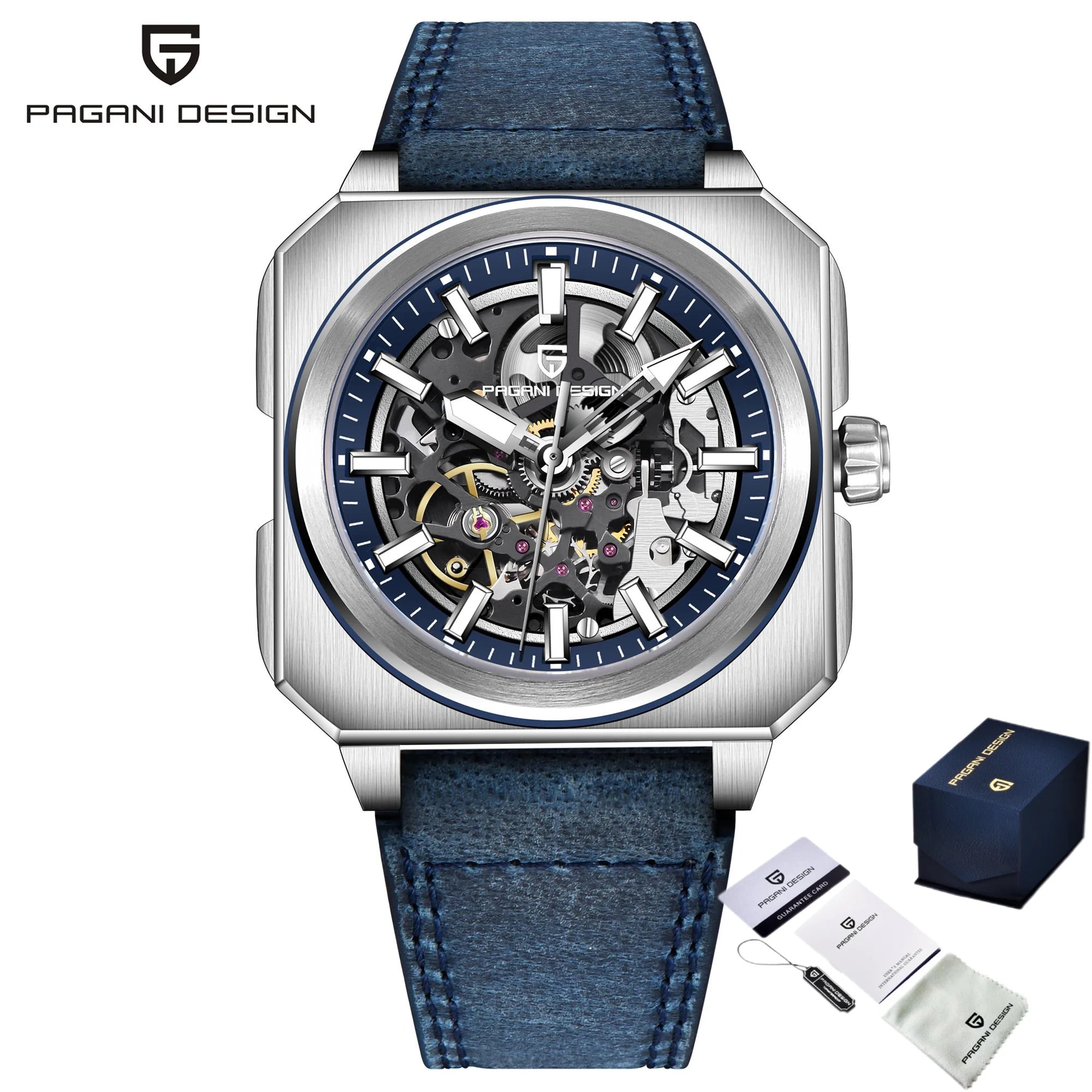 Montre Homme Automatique Squelette Sport Pagani Design PD-1791 – CLEVI Paris