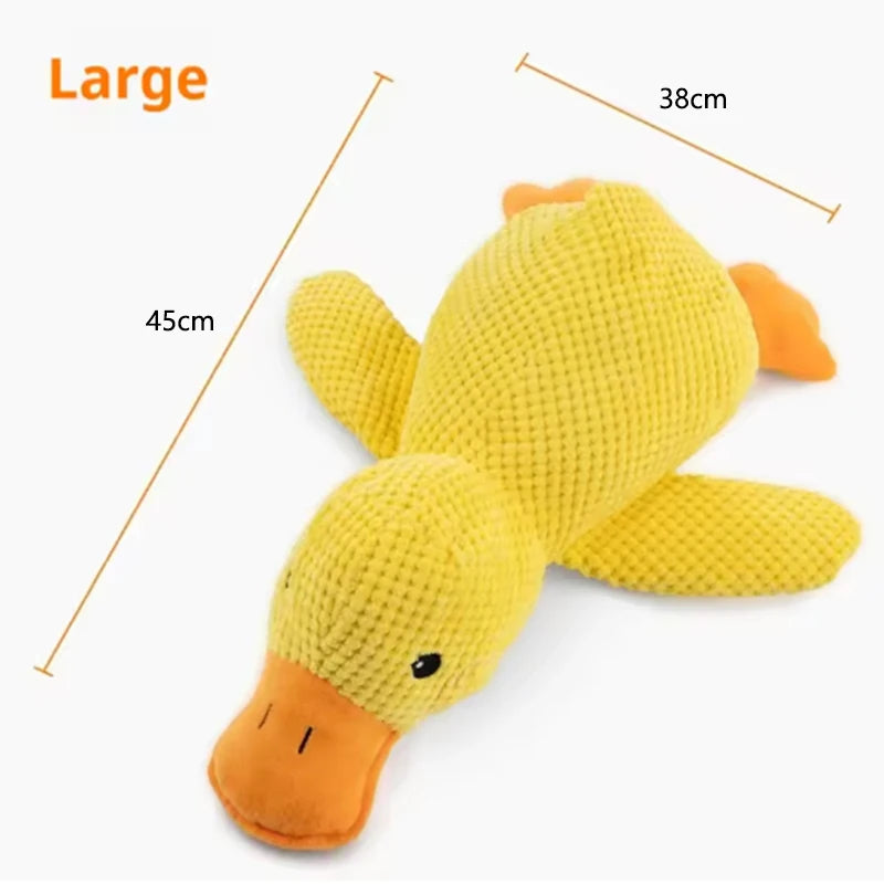Peluche Canard Jouet pour Chien | Polaire, Couinant, Anti-Ennui – CLEVI Paris