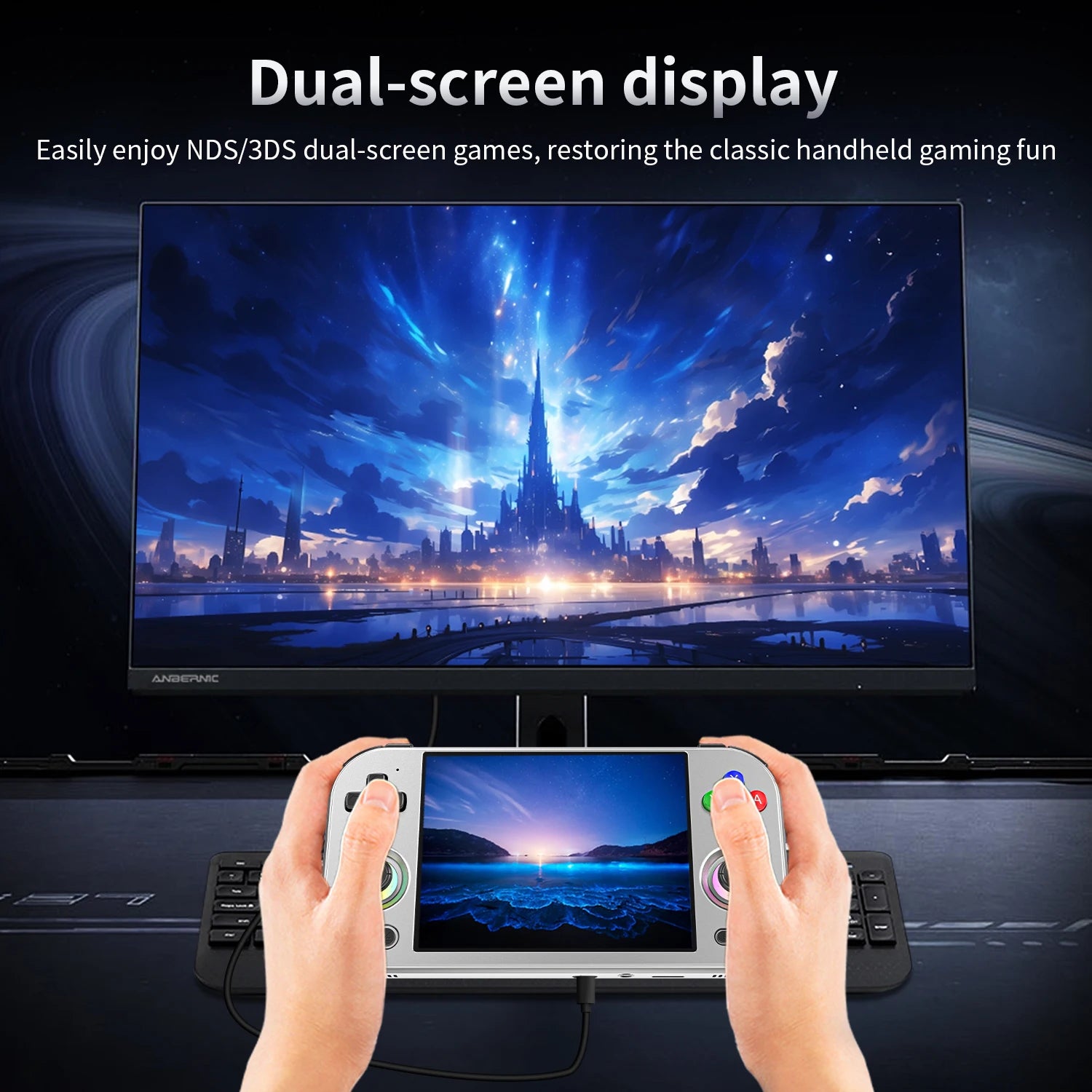 Console Portable Anbernic RG477M Retro 4.7" Dimensity 8300 Android 14 – CLEVI Paris