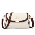 Sac À Main Femme Vanderwah Cuir Lychée Rabat 27x17cm Bandoulière – CLEVI Paris
