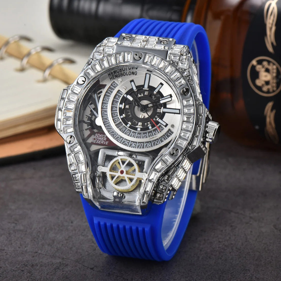 STARPERISH W01 Montre Homme Automatique Japonais Acier Inox Verre Hardlex Lumineux 3 ATM 21 Coloris – CLEVI Paris