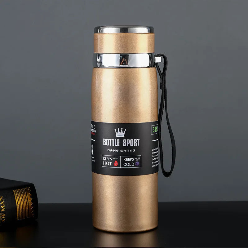Gourde Thermos 1 L | Acier Inoxydable Double Paroi, Sans BPA – CLEVI Paris