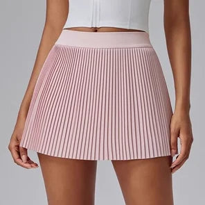 Jupe de Tennis Plissée Femme Coton | Faux Deux-Pièces, Tennis Badminton Golf Fitness, 7 Coloris, Tailles S–XL – CLEVI Paris