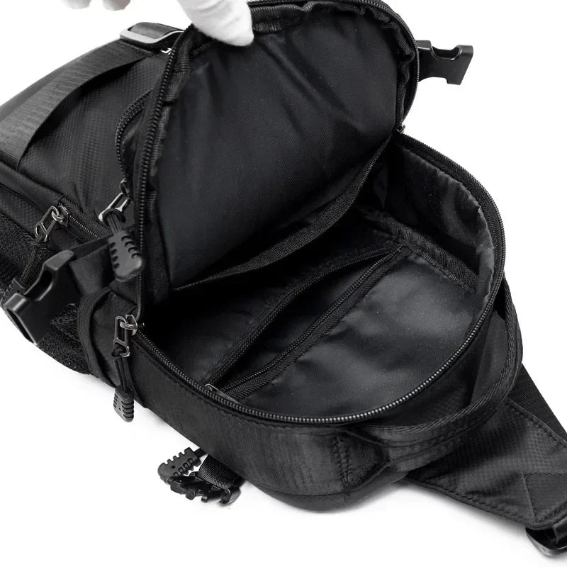 Sac Bandoulière Unisexe Nylon – Sac Poitrine Multicompartiments, Voyage & Quotidien – CLEVI Paris