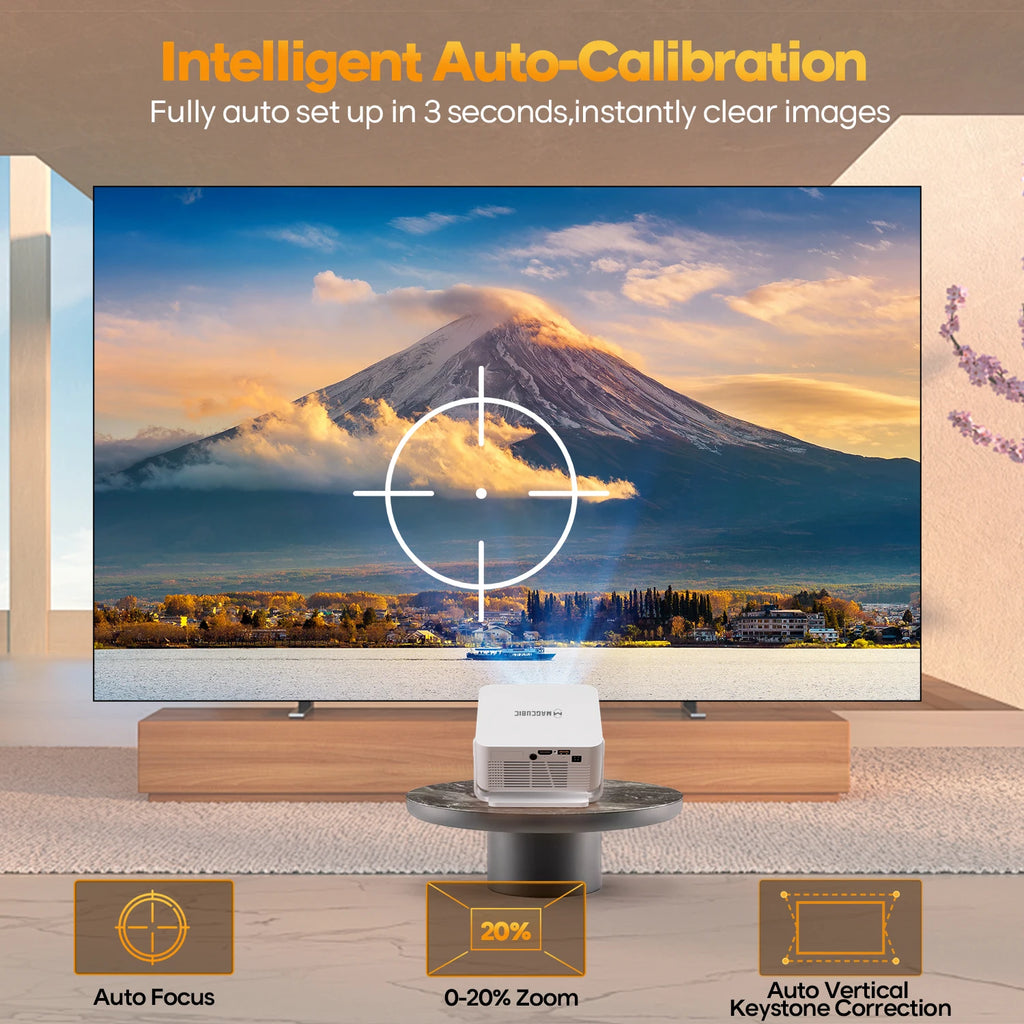 Magcubic HY300 Max Projecteur Android 14 720P 4K 8K 400 ANSI Autofocus WiFi 6 BT 5.4 – CLEVI Paris