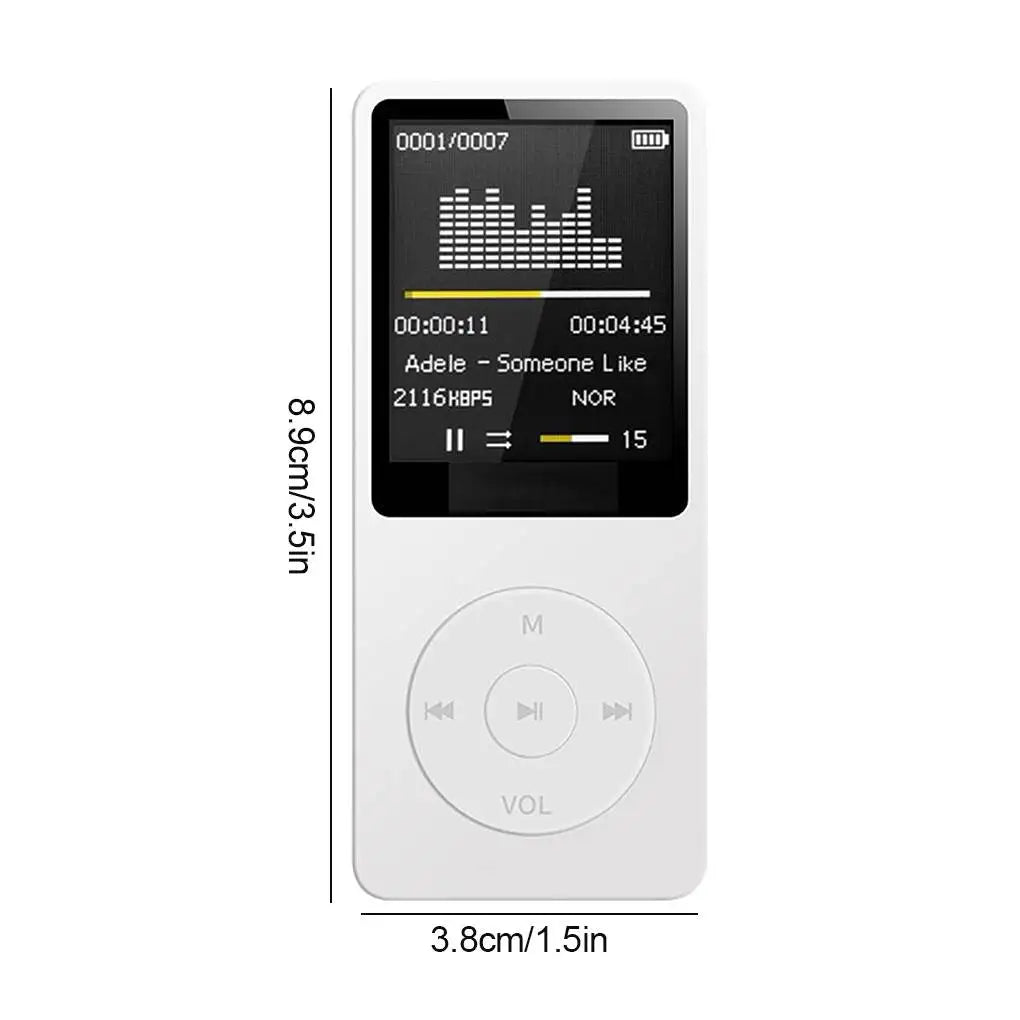 DIXSG Lecteur MP3 Bluetooth Écran 1,8" TF 64Go FM Enregistreur Sport – CLEVI Paris