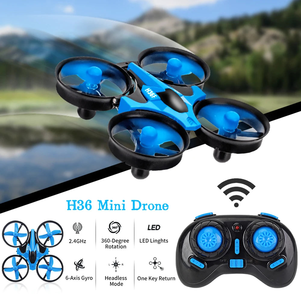 Mini Drone H36 6 Axes – Mode Sans Tête, Flip 360°, Retour Auto, Cadeau Enfant