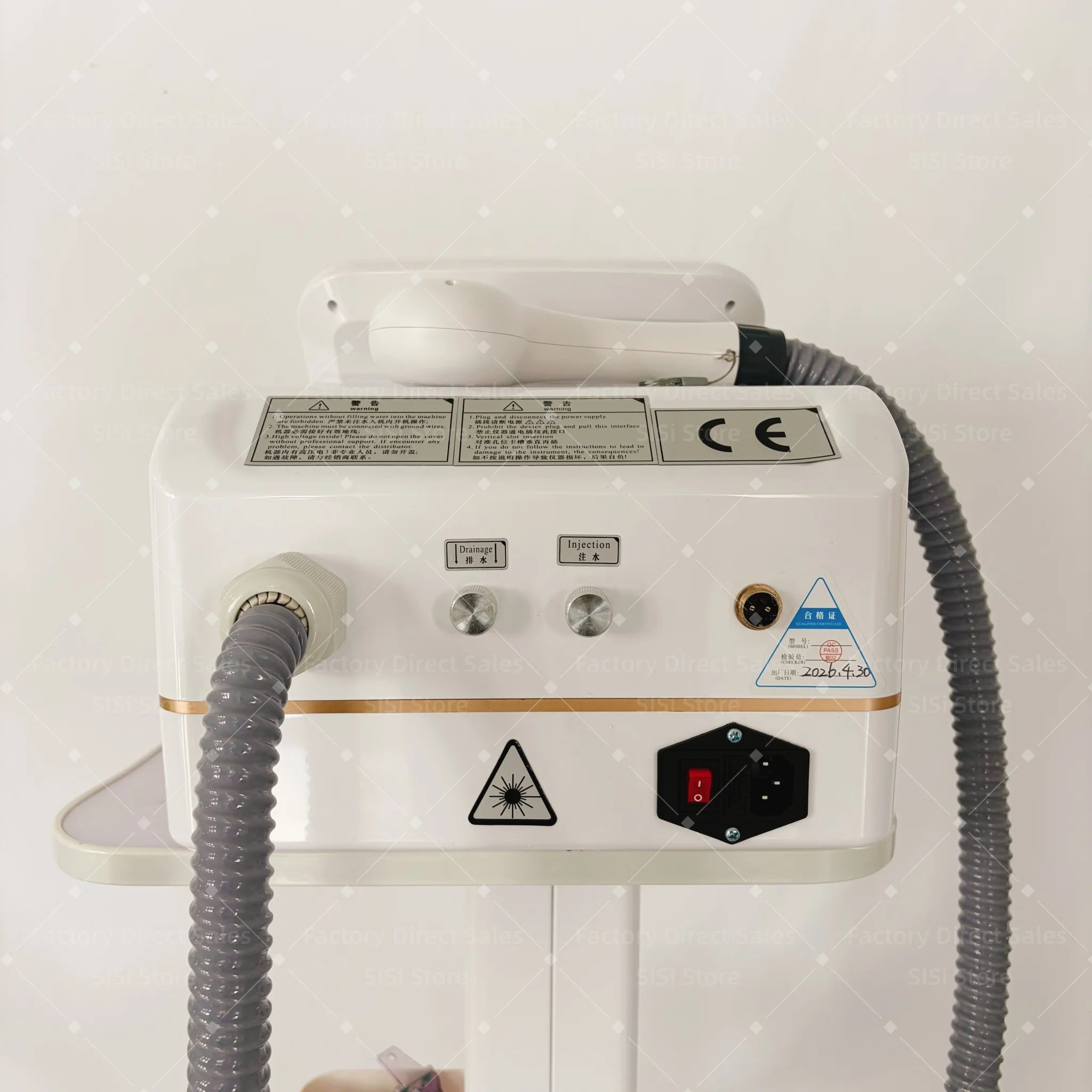 Mini Machine Laser Diode MYOSLIM 808nm | Épilation Définitive Indolore | Refroidissement Glacial | Salon & Domicile – CLEVI Paris