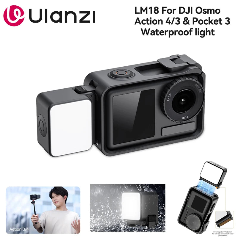 Lampe LED Ulanzi LM18 pour DJI Osmo – CLEVI Paris