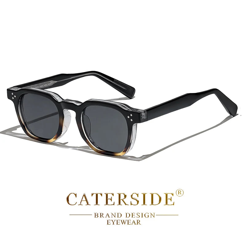 Lunettes de Soleil Style Punk Unisexe CATERSIDE – Monture Carrée Miroir UV400 – CLEVI Paris