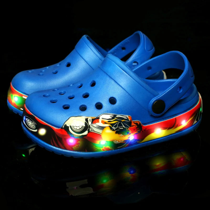Sandales Enfant LED Lumineuses Été Garçon Fille – CLEVI Paris
