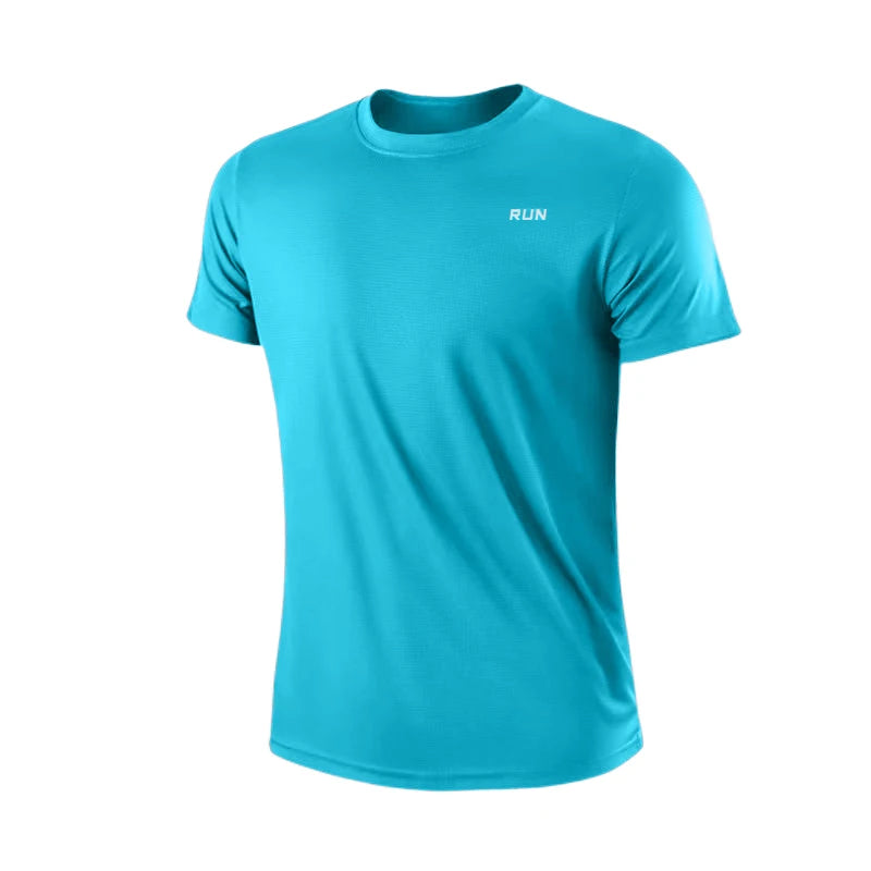 T-Shirt Sport Homme Séchage Rapide – Fitness Running Gym Manches Courtes