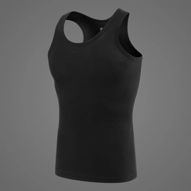 Débardeur Homme 100% Coton Slim Fit – Sport & Fitness, Sans Manches, Lot 1/3/5 Pièces