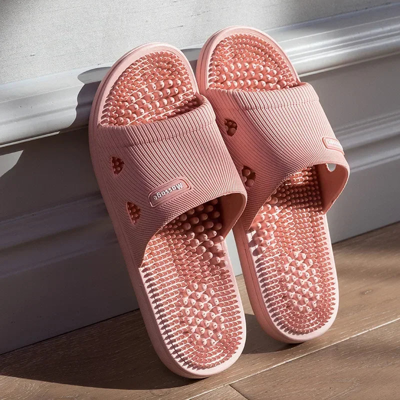 Chaussons Unisexe Antidérapants – Semelle Souple PVC, Confort Massage & Port Intérieur – CLEVI Paris