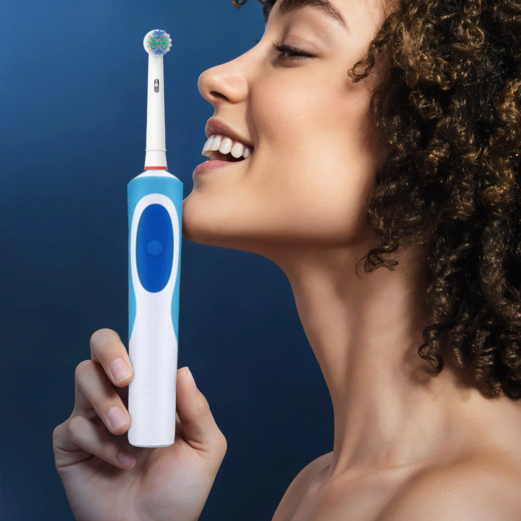 Têtes de Remplacement Brosse à Dents Électrique | Compatible Oral-B D100 D25 D30 D32 – CLEVI Paris