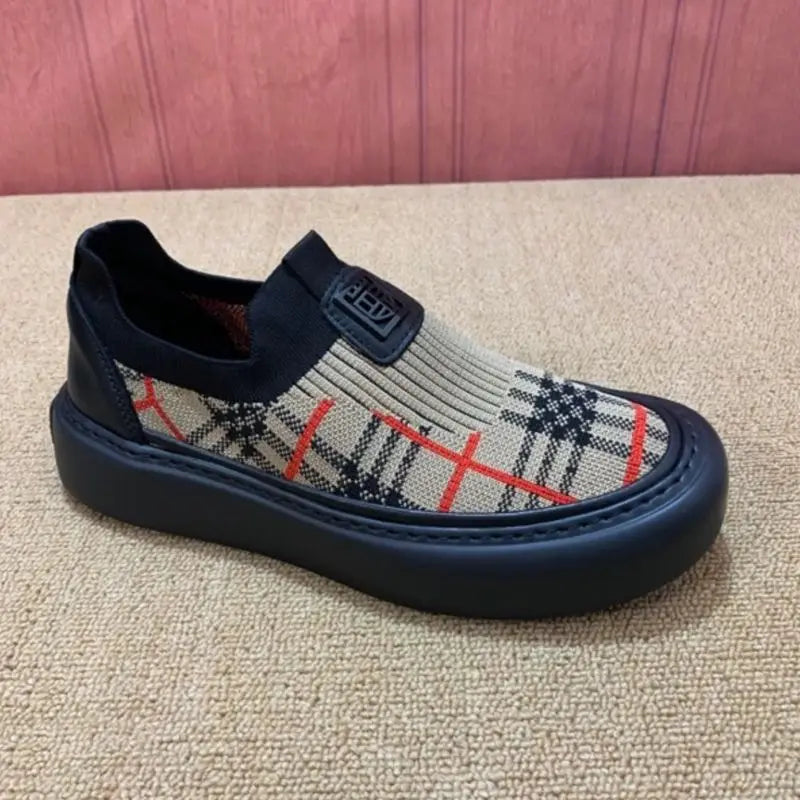 Mocassins homme en maille à enfiler – CLEVI Paris