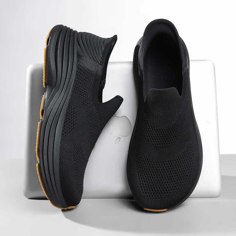 Sneakers Slip-On Unisexe – Respirantes Semelle Souple Confortables Marche Casual 2 Coloris Pointures 39–46 – CLEVI Paris