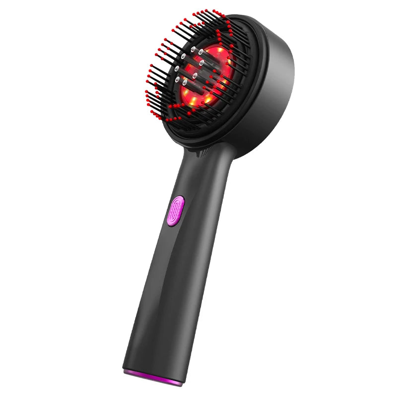 Peigne de Massage Vibrant – Thérapie Lumière Rouge Cheveux – CLEVI Paris