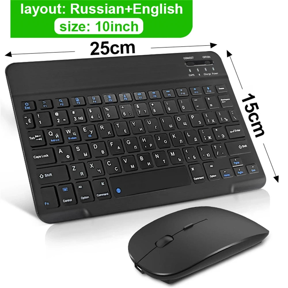 Clavier Bluetooth Sans Fil EMTRA | Silencieux, Multi-Langues, iOS Android Windows, Tablette & PC – CLEVI Paris