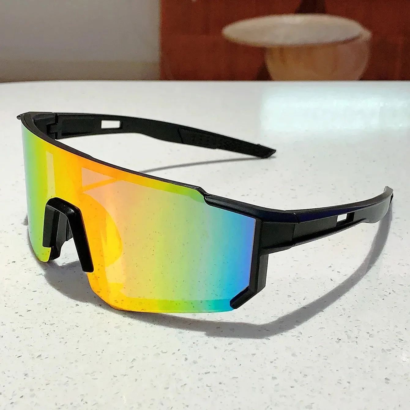 Lunettes de Soleil Oversized Unisexe Miroir UV400 Anti-Reflets 2587 – CLEVI Paris