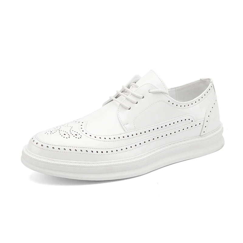 Oxford Homme YEISNDOO A31680 – Cuir Verni Respirant Semelle Mouton Business & Casual