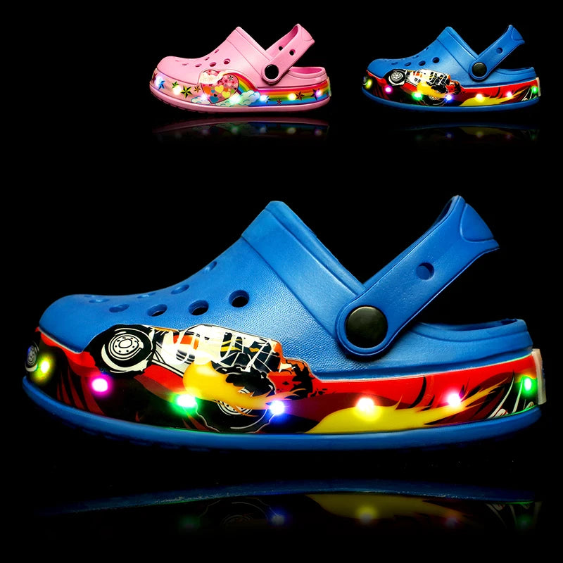 Sandales Enfant LED Lumineuses Été Garçon Fille – CLEVI Paris