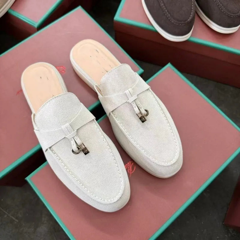 Mocassins Femme Cuir Véritable Loafers Confort Slip-On Casual EU 35-47 – CLEVI Paris