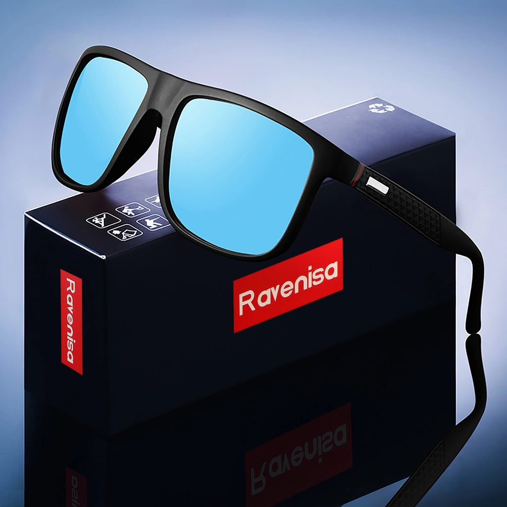 Lunettes de Soleil Polarisées UV400 Rectangulaires Homme Conduite & Pêche – CLEVI Paris