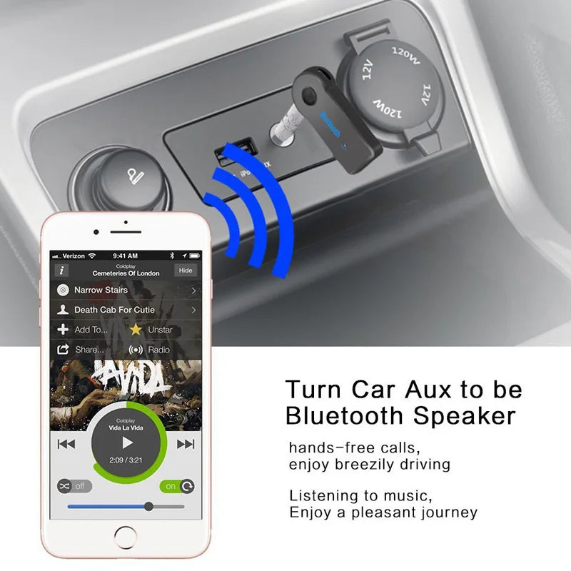Récepteur & Transmetteur Bluetooth 5.0 Jack 3,5mm – Voiture, Casque & Enceinte