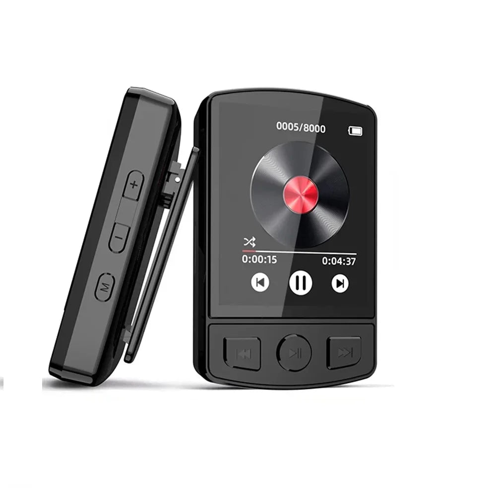 Lecteur MP3 MP4 Bluetooth 5.2 – Clip Sport HiFi avec Radio FM & Enregistreur Vocal