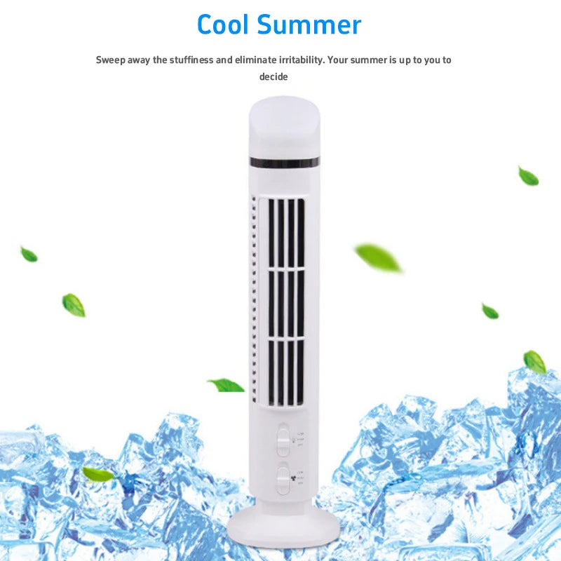 Mini ventilateur tour de bureau USB – CLEVI Paris