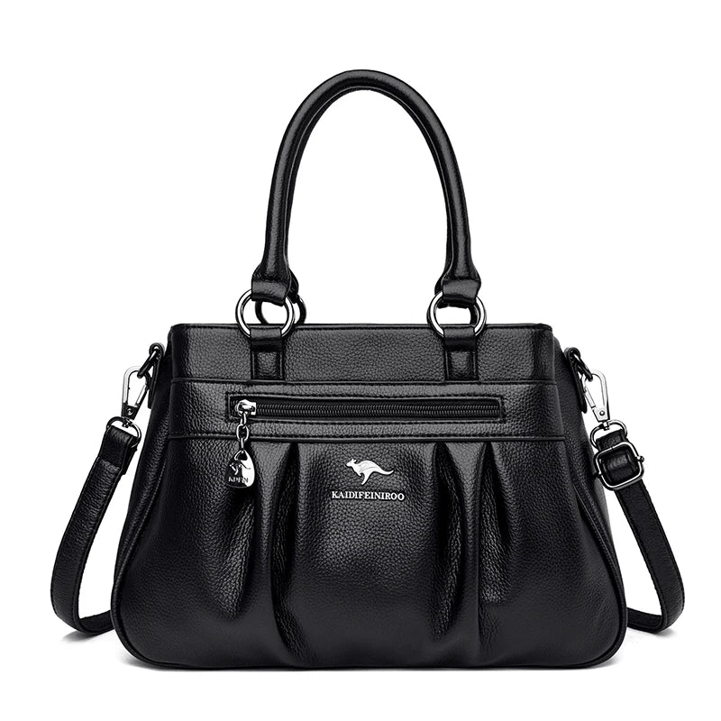 Sac fourre-tout femme à poches zippées – CLEVI Paris