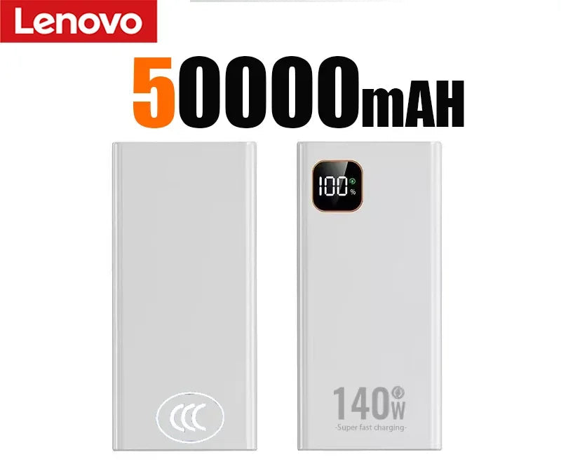 Batterie Externe Lenovo 140W CCC Écran LED 50-200000mAh – CLEVI Paris