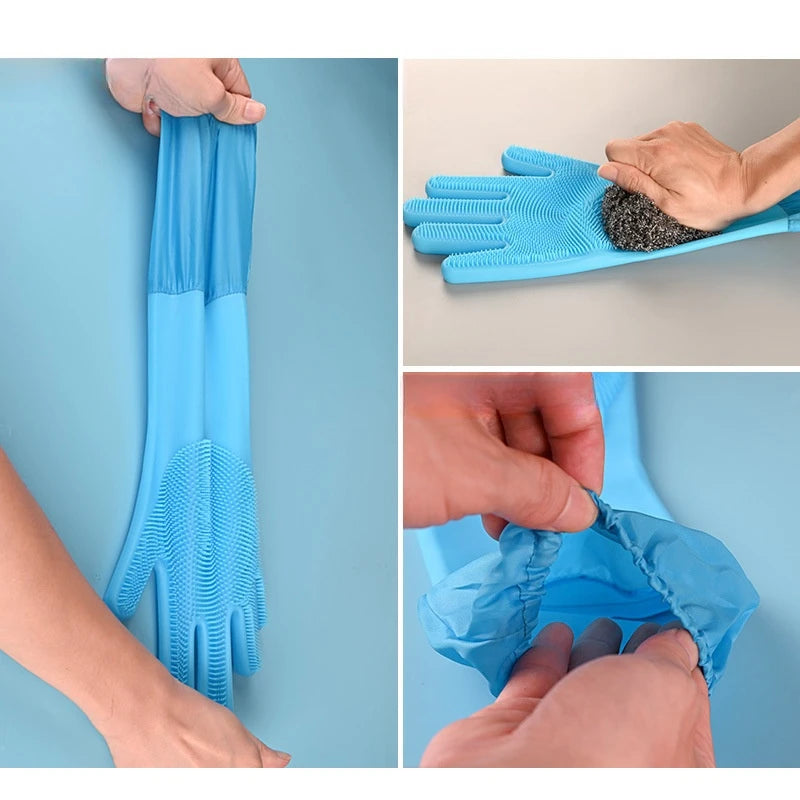 Gant de toilettage en silicone pour chien et chat – CLEVI Paris