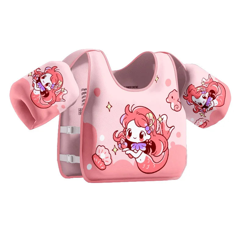 Gilet de Natation Flottant Enfant – Brassards Mousse Sans Gonflage – Apprentissage Natation Dès 6 Ans
