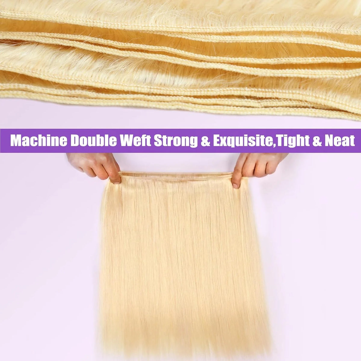 Bundles Cheveux Humains Lisses 613 Blonde Miel Smilegirl – CLEVI Paris