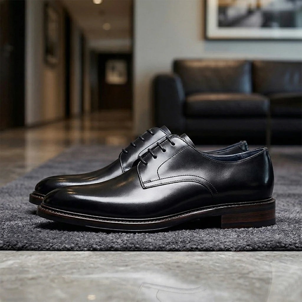 Oxford Derby Homme Cuir Vache Business Mariage Respirant – CLEVI Paris