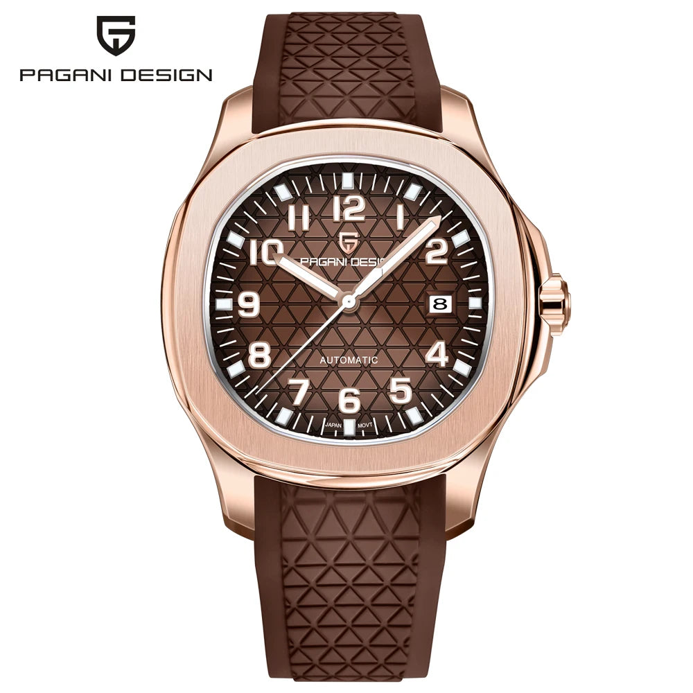 Montre PAGANI DESIGN PD-YS031 – Automatique, Verre Saphir AR, Acier Inoxydable, Couronne Visée, Étanche 10 ATM – CLEVI Paris