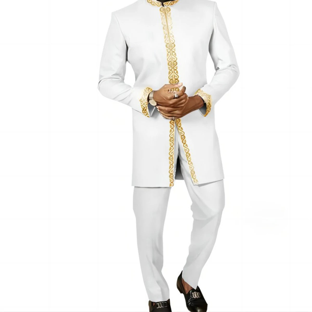 Ensemble Dashiki Homme Col Rond – CLEVI Paris