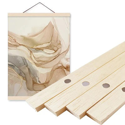 Porte-Affiche Magnétique Bois 4 Essences — CLEVI Paris
