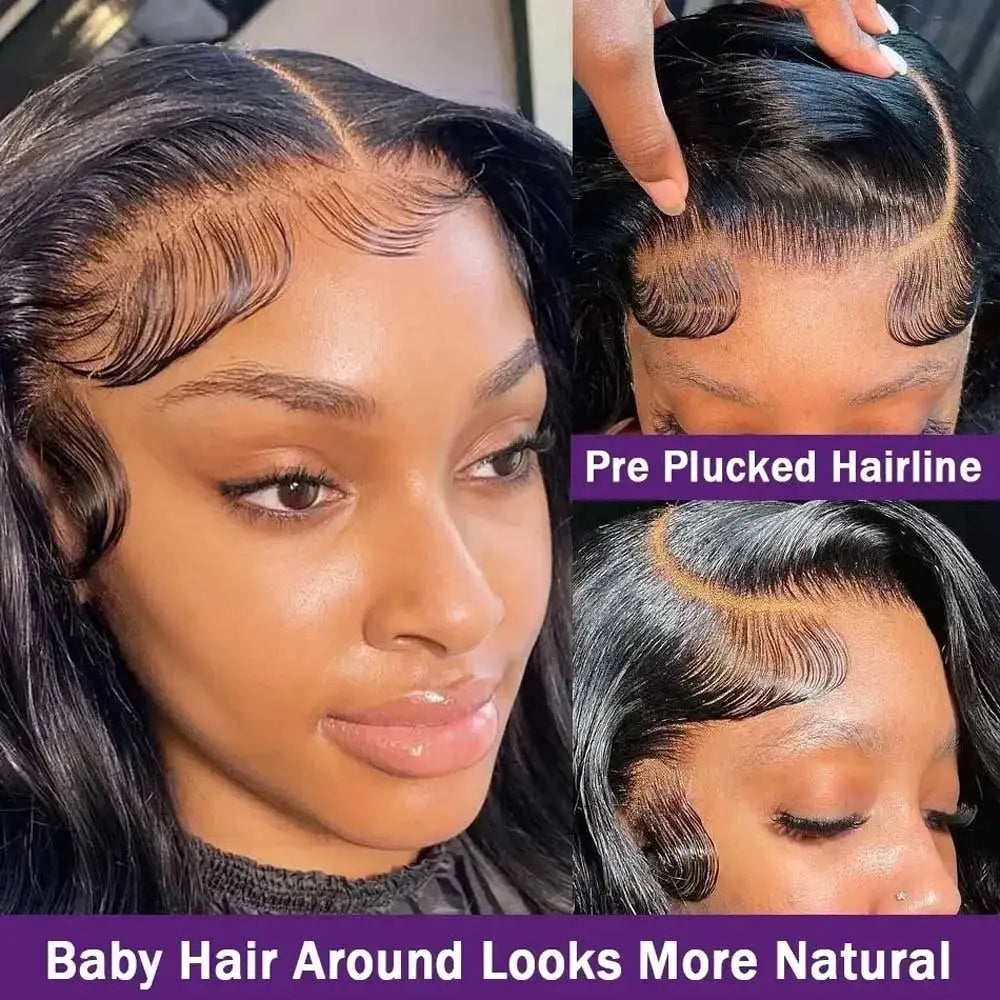 Perruque Lace Front Body Wave Cheveux Humains Remy Hair 5x5 13x4 13x6 Densité 250% 16-42 Pouces – CLEVI Paris