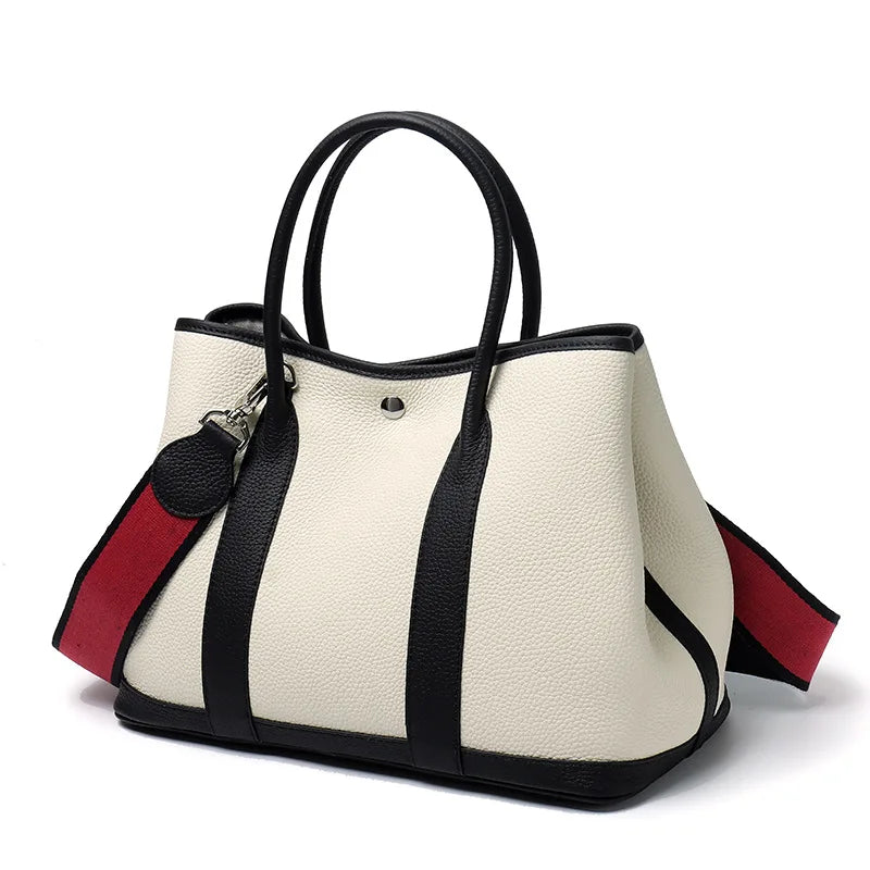 Sac Seau Cuir Vache Pleine Fleur Grande Capacité Femme – CLEVI Paris