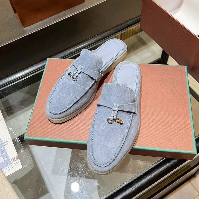 Mocassins Femme Cuir Véritable Loafers Confort Slip-On Casual EU 35-47 – CLEVI Paris