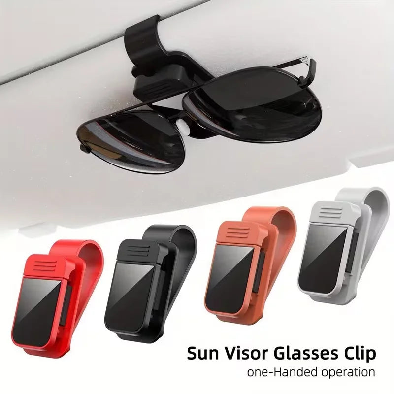 Clip Pare-Soleil Voiture Lunettes & Cartes 4 Couleurs – CLEVI Paris