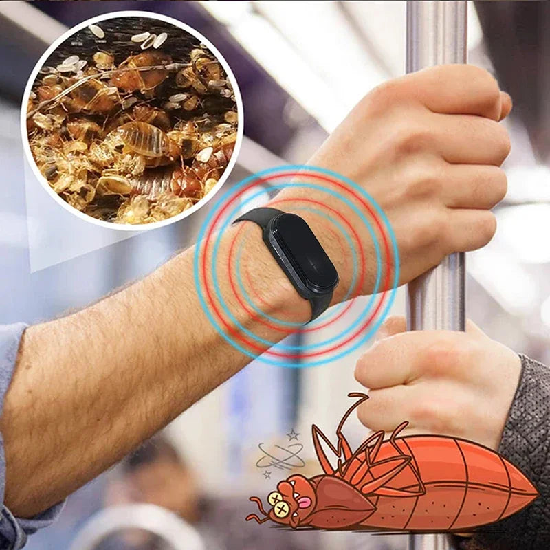 Bracelet Anti-Moustiques Ultrasonique Portable — CLEVI Paris