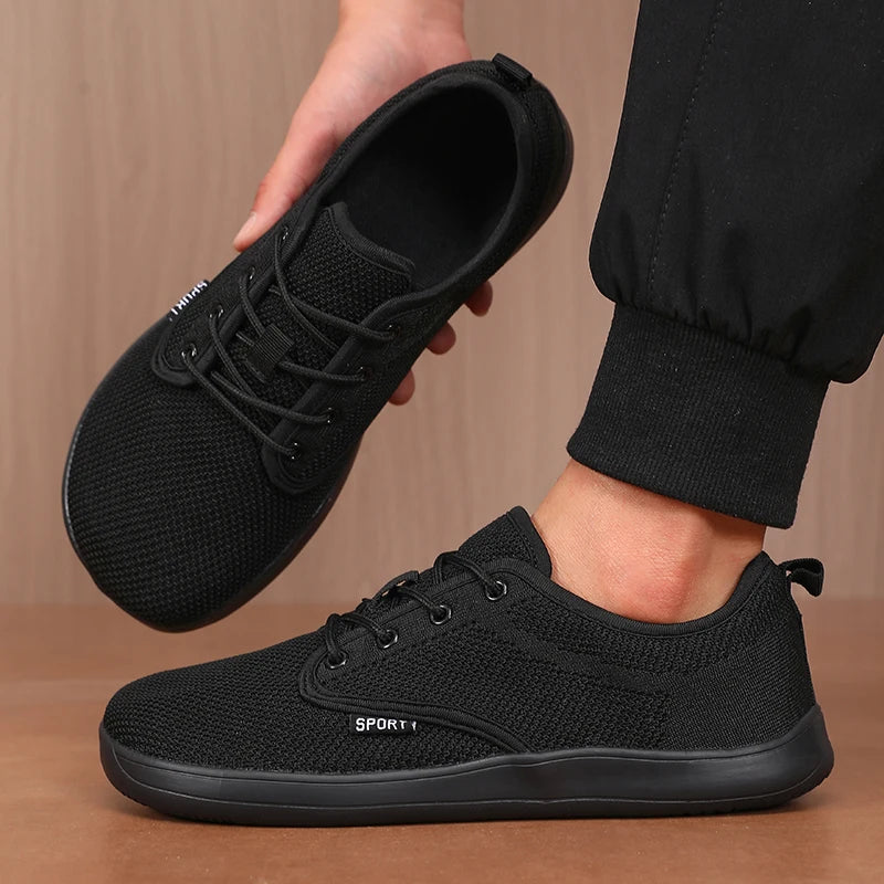 Sneakers Mesh Unisexe Respirantes Bout Large – CLEVI Paris