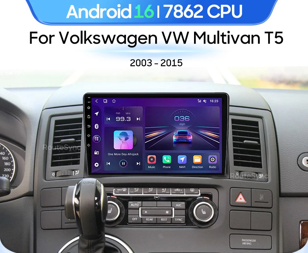 Autoradio Android 9″ VW Multivan T5 – CLEVI Paris