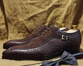 Oxford Bout Pointu Cuir Véritable Homme – Semelle Caoutchouc, 6 Coloris, Tailles 36-49 – CLEVI Paris