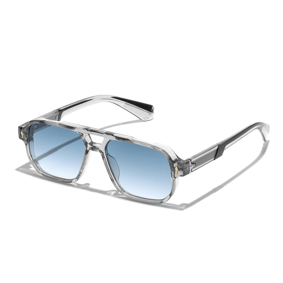 Lunettes de Soleil Rétro 2026 Monture Transparente UV400 – CLEVI Paris